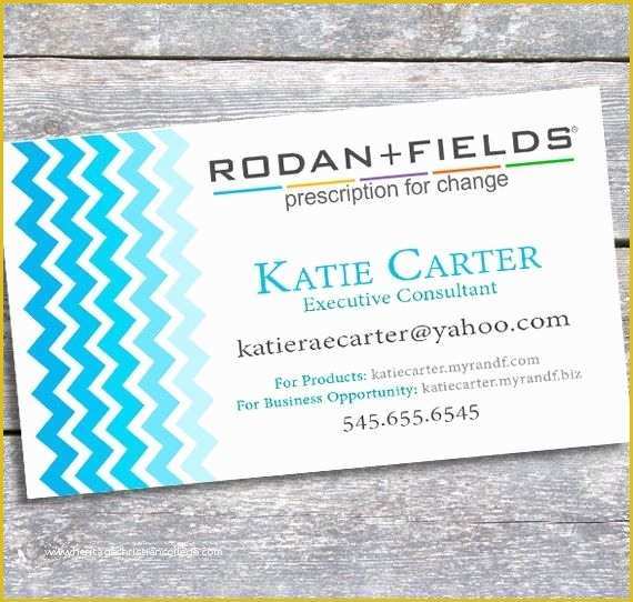 Rodan and Fields Business Card Template Free Of Rodan and Fields Business Card Template