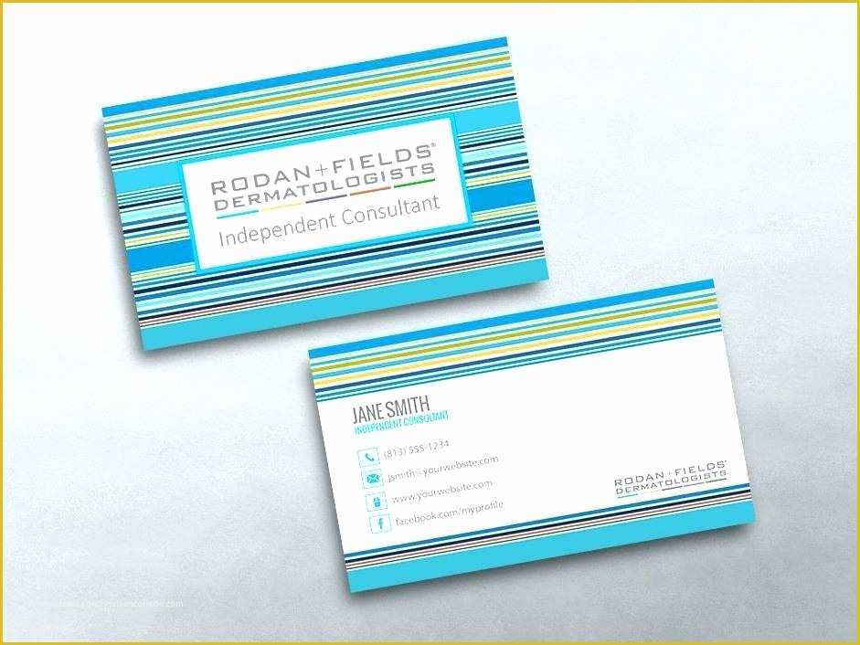 Rodan and Fields Business Card Template Free Of Rodan and Fields Business Cards Card Sized Regimen Tip