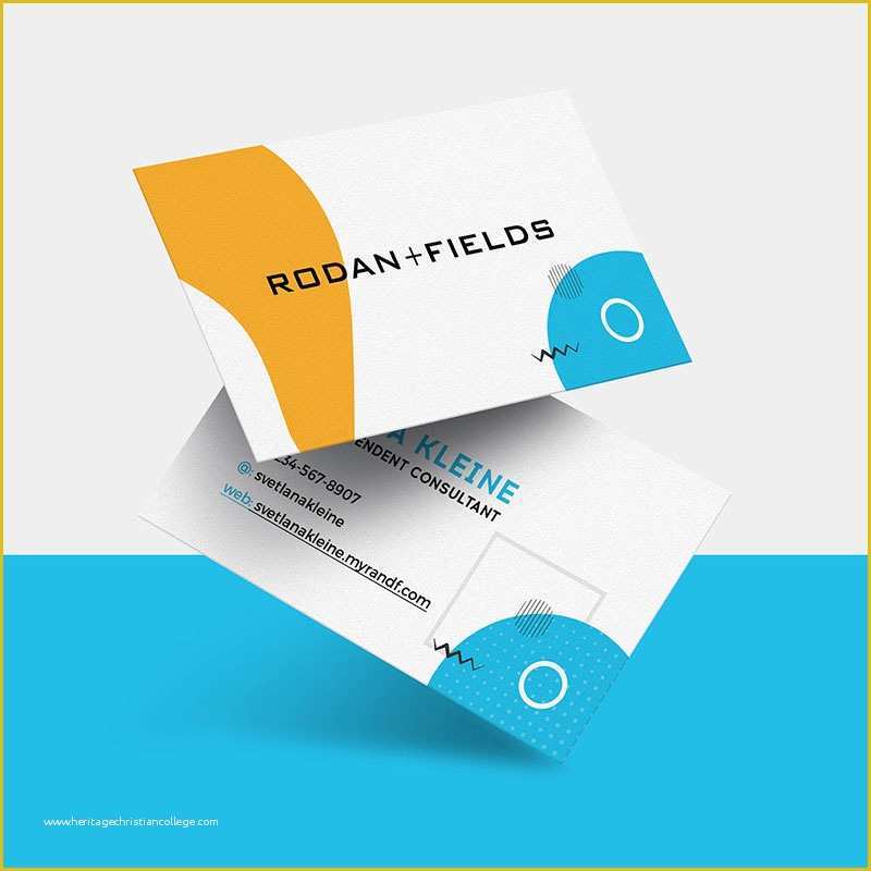 Rodan and Fields Business Card Template Free Of Rodan and Fields Business Cards Cutergb Printable