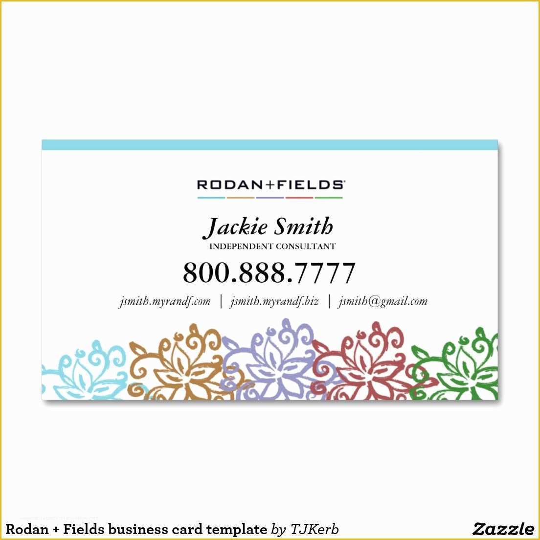 Rodan and Fields Business Card Template Free Of Rodan Fields Business Card Template