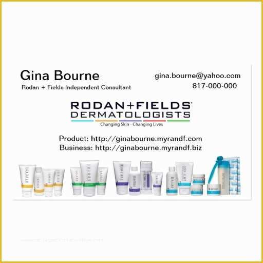 Rodan and Fields Business Card Template Free Of Rodan Fields Business Card Templates