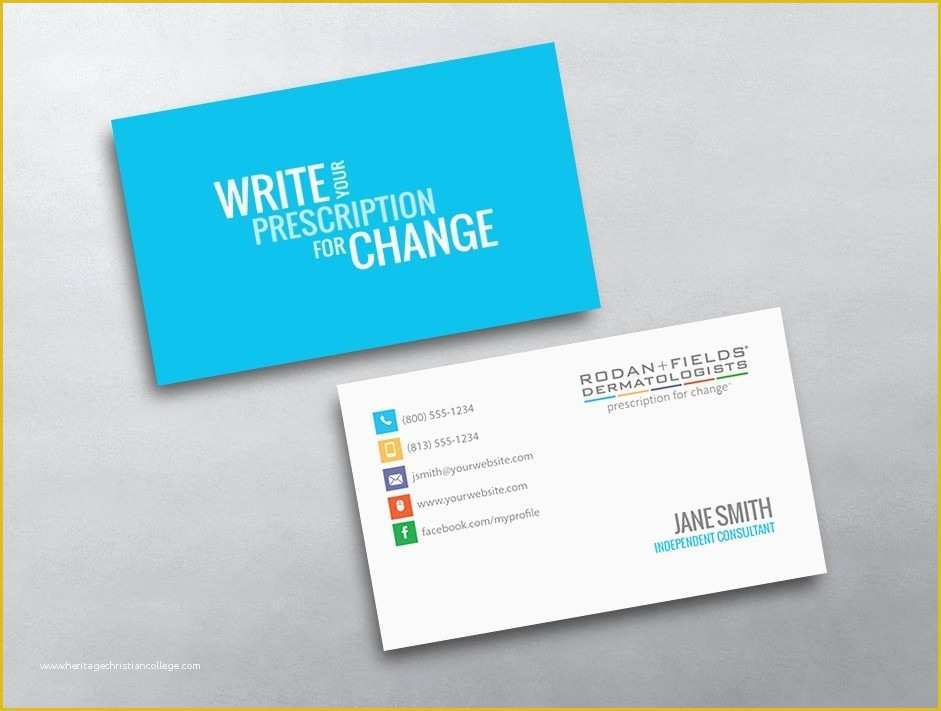 Rodan and Fields Business Card Template Free Of Rodan Fields Business Cards Simple Rodan Fields Business