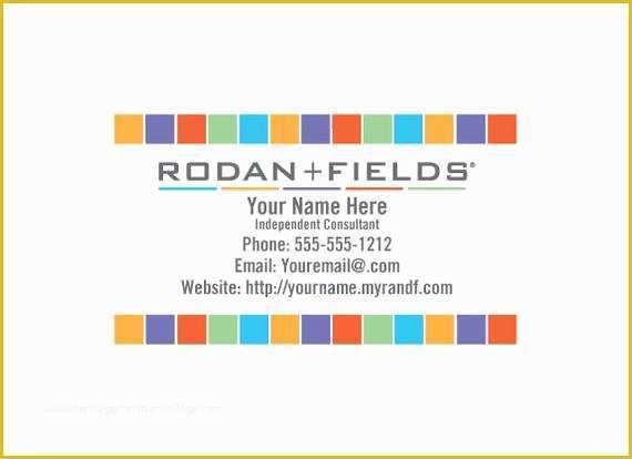 Rodan and Fields Business Card Template Free Of Rodan Fields Diy Business Card Template