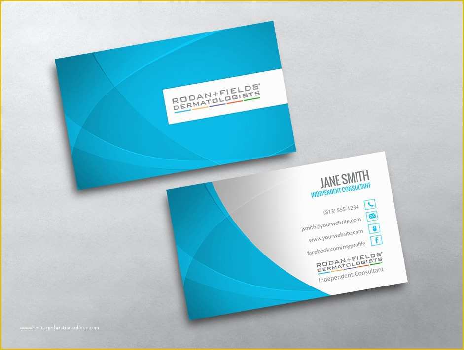 Rodan and Fields Business Card Template Free Of Rodanandfields Template 18