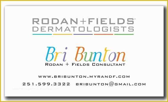 Rodan and Fields Business Card Template Free Of Unavailable Listing On Etsy