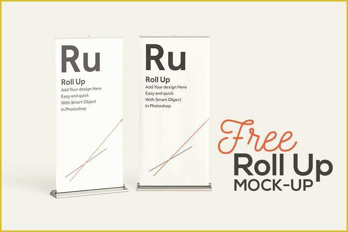 Roll Up Banner Design Template Free Download Of 17 Free Roll Up Banner Mockup Psd Templates Designyep