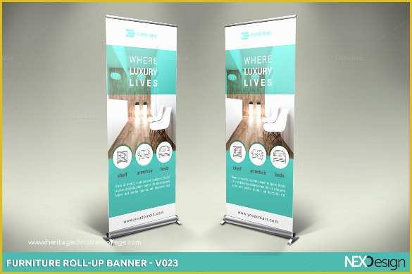 Roll Up Banner Design Template Free Download Of 19 Rollup Banner Design Templates Psd Ai Vector Eps
