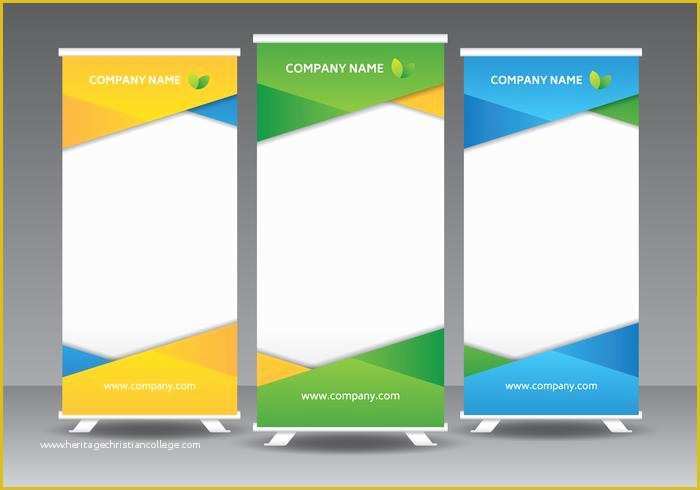 Roll Up Banner Design Template Free Download Of Corporate Roll Up Banner Template Download Free Vector