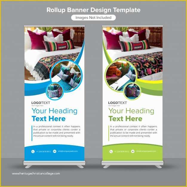 Roll Up Banner Design Template Free Download Of Creative Roll Up Standee Banner Template Vector