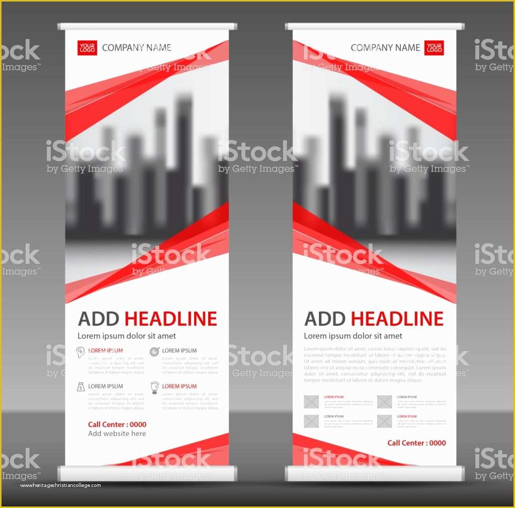 Roll Up Banner Design Template Free Download Of Red Roll Up Banner Template Vertical Banner Design Poster