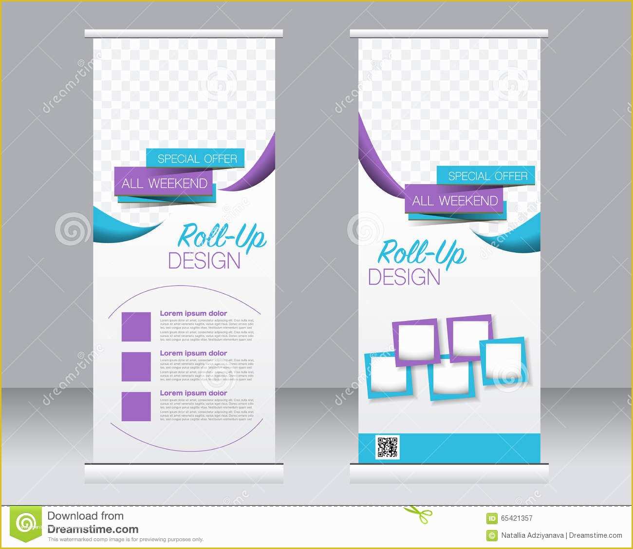 Roll Up Banner Design Template Free Download Of Roll Up Banner Stand Template Abstract Background for