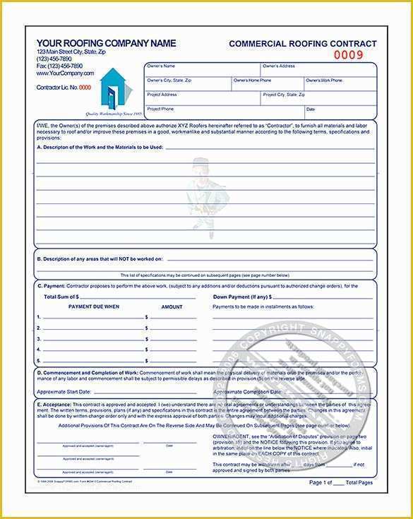 Roofing Templates Free Of 12 Roofing Estimate Templates Pdf Doc