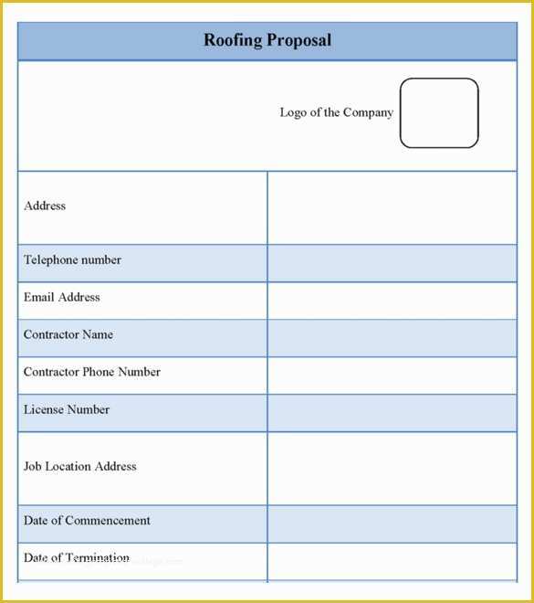 Roofing Templates Free Of 12 Roofing Estimate Templates Pdf Doc