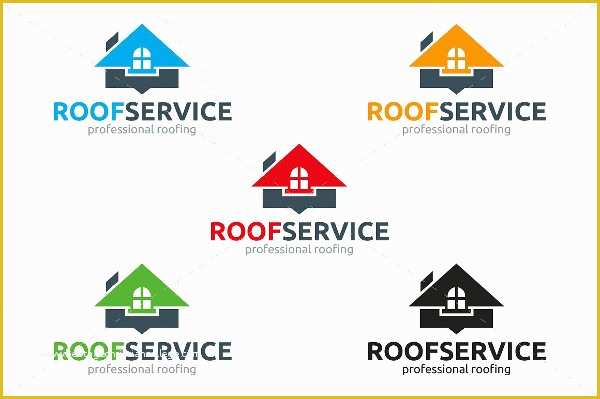Roofing Templates Free Of 8 Roofing Logos Psd