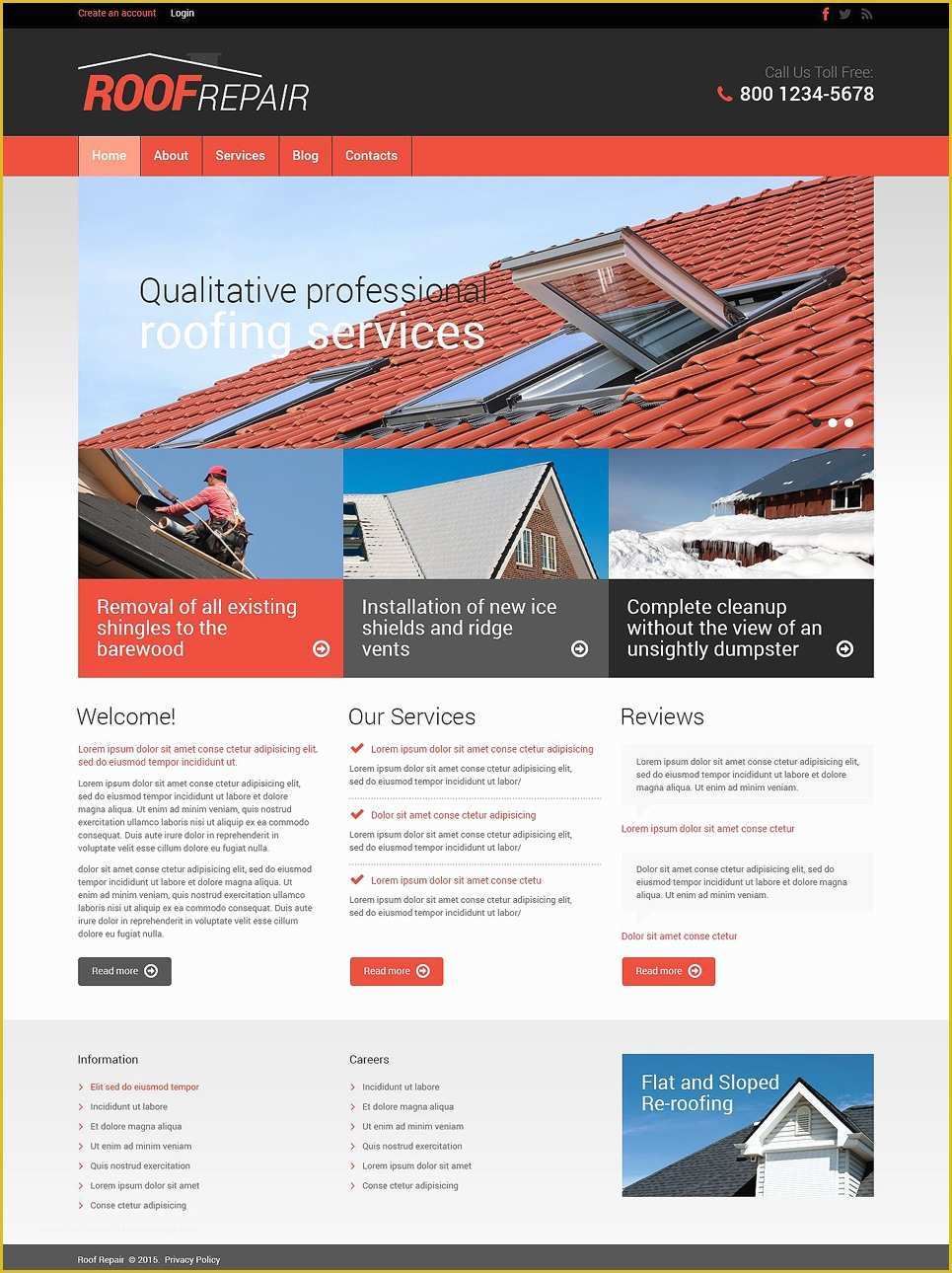 Roofing Templates Free Of Demo Preview for Roofing Pany Responsive Drupal