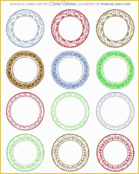 Round Label Template Free Of 742 Best Printable Labels and Tags Images On Pinterest