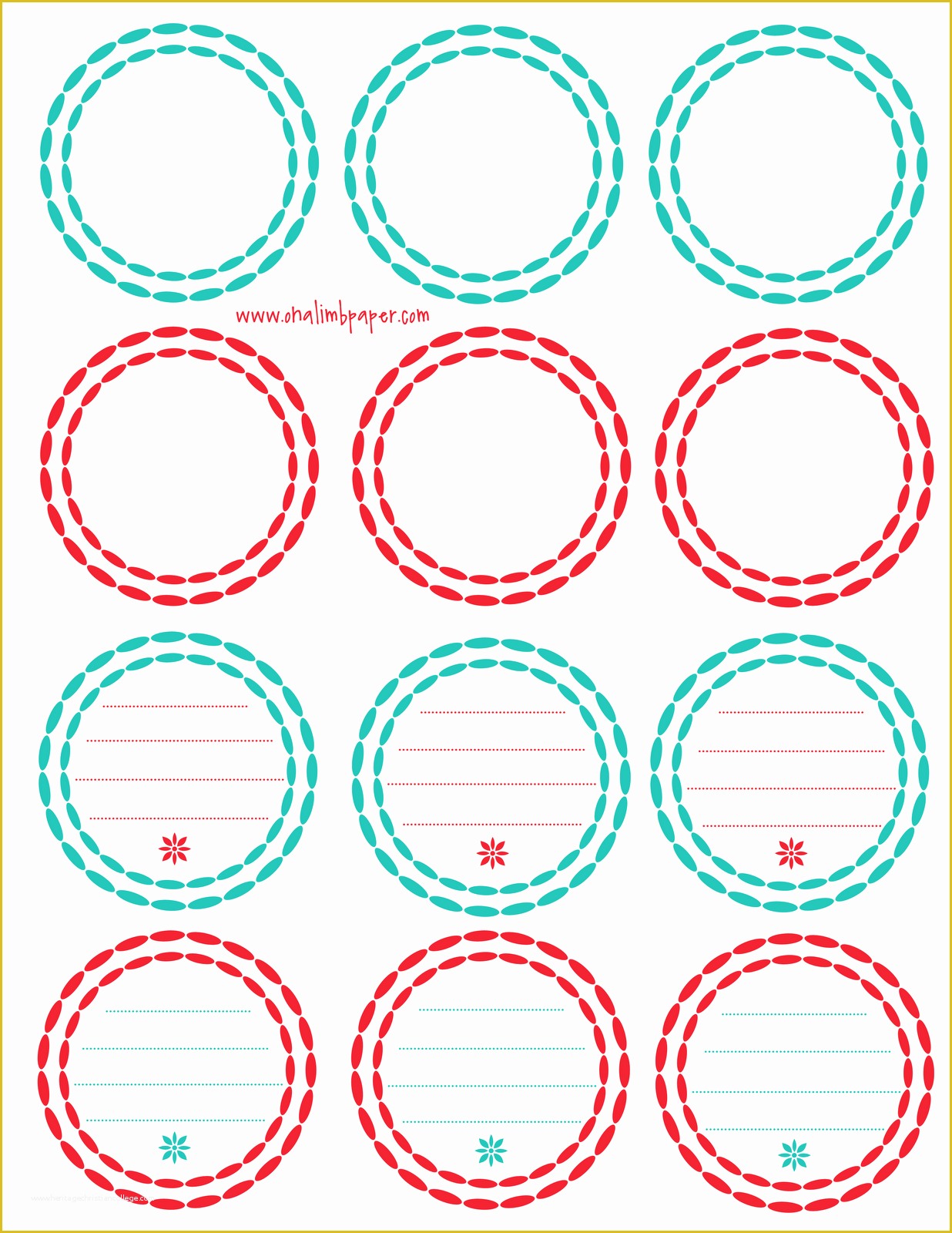 Round Label Template Free Of 8 Best Of Printable Round Labels Printable Round