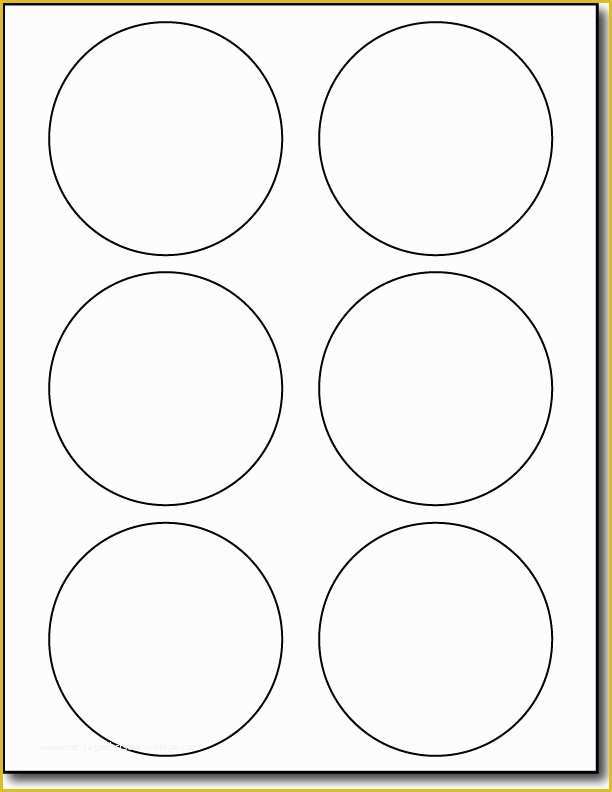 Round Label Template Free Of Avery Round Label Template