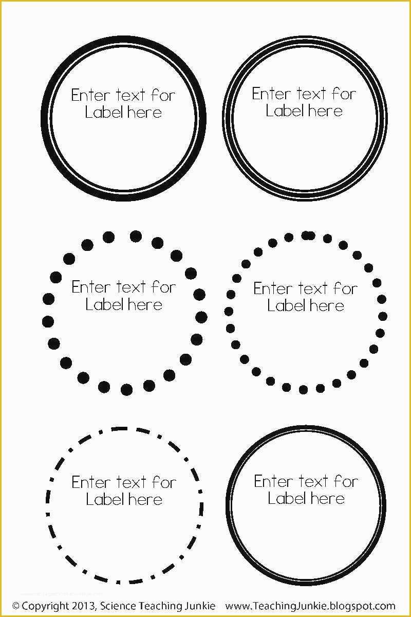 Round Label Template Free Of Beautiful Polaroid Round Adhesive Labels Free Template