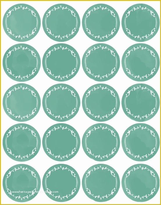 Round Label Template Free Of Kitchen Spice Jar & Pantry organizing Labels
