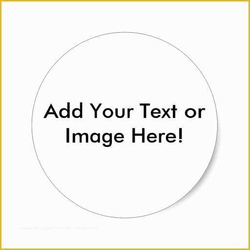 Round Label Template Free Of Round Label Template Classic Round Sticker