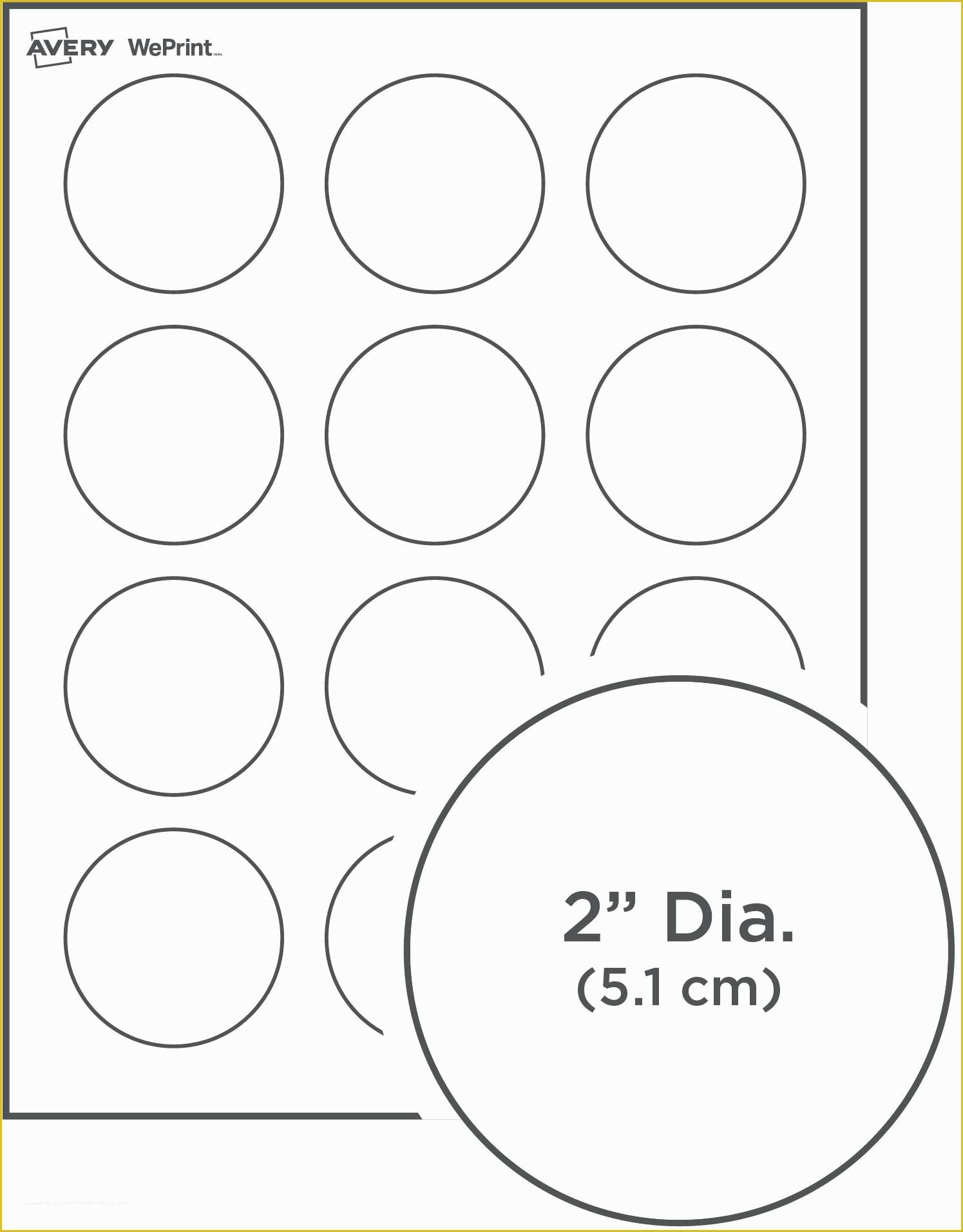 Round Label Template Free Of Round Labels
