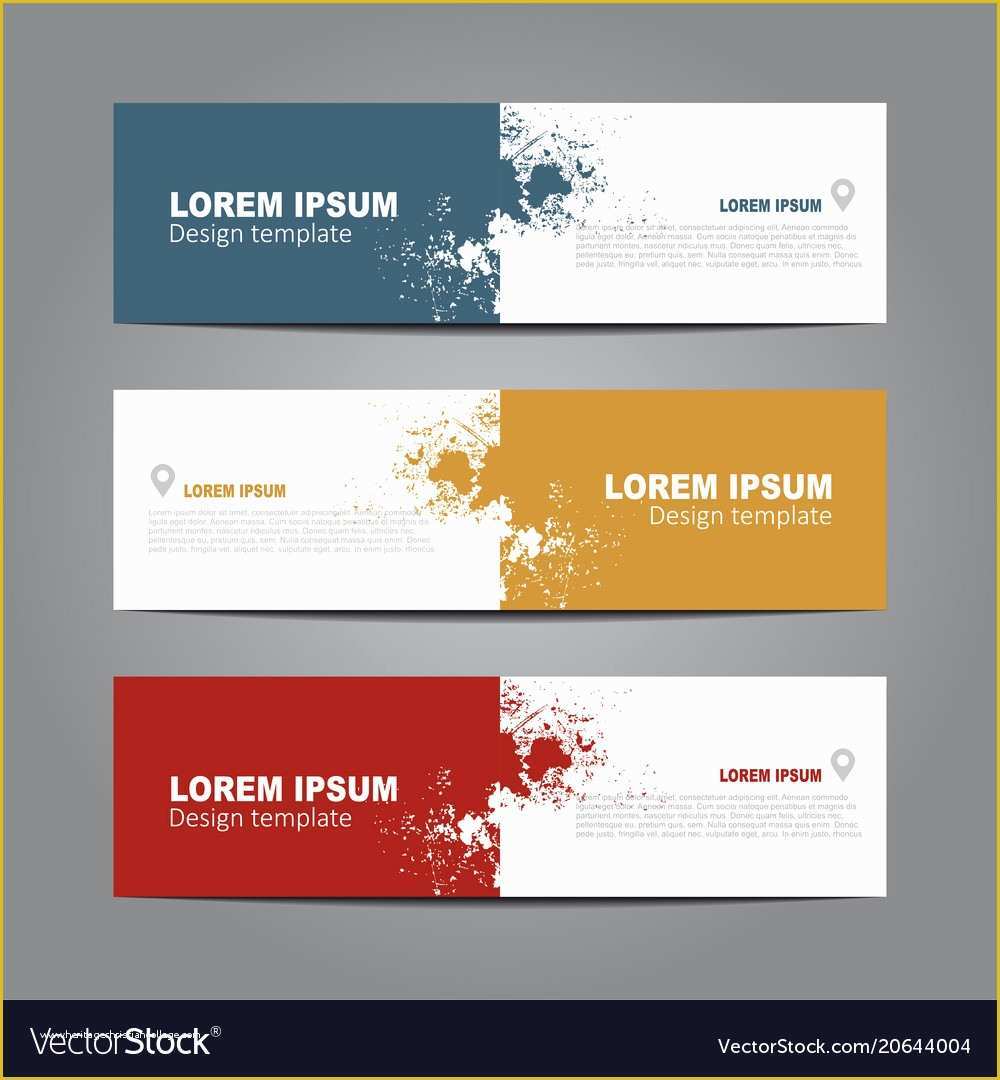 Royalty Free Flyer Templates Of Design Horizontal Template Flyer Banner Royalty Free Vector