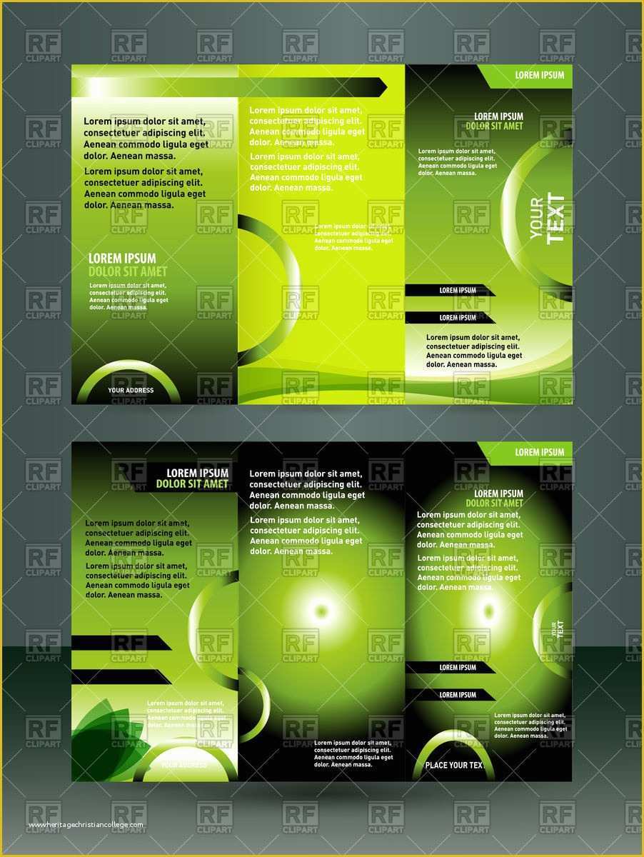 Royalty Free Flyer Templates Of Three Fold Business Brochure Template Corporate Flyer