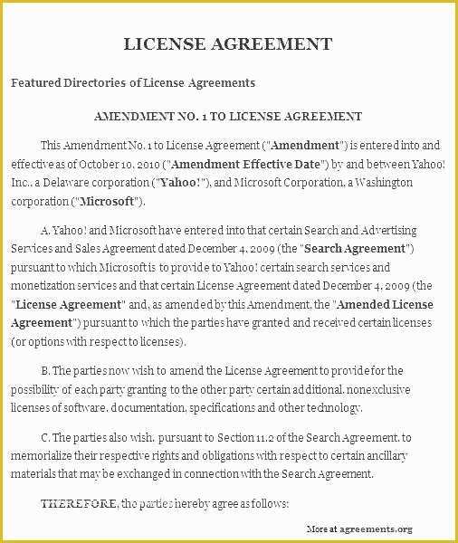 Royalty Free Music License Agreement Template Of A End User License Agreement Template and Awesome Royalty