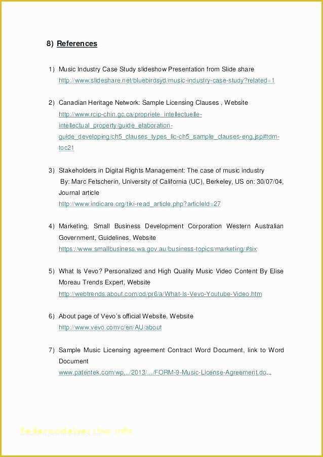Royalty Free Music License Agreement Template Of Music License Agreement Template Best Standard