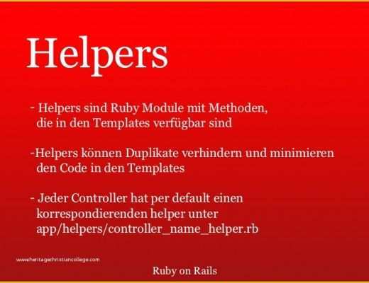 Ruby On Rails Templates Free Of Ruby Rails Einführung