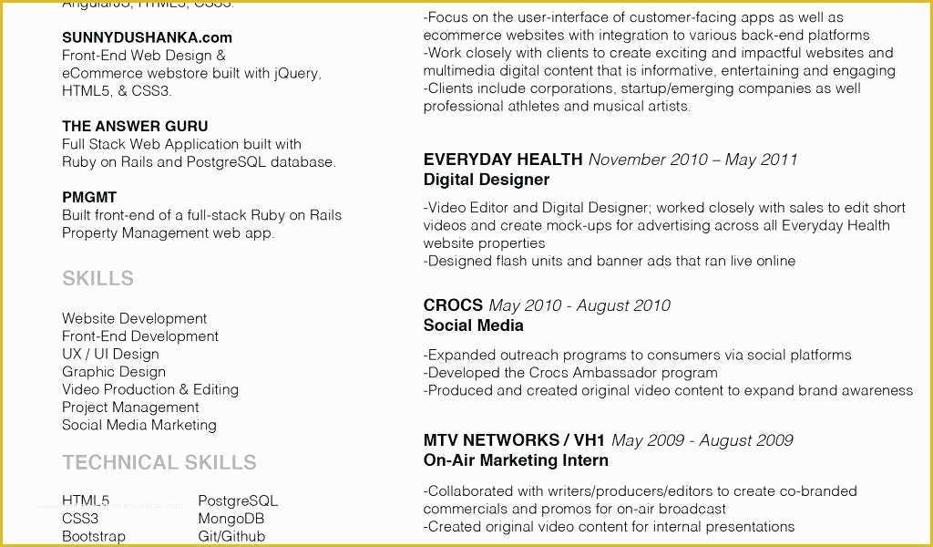 Ruby On Rails Templates Free Of Ruby Rails Resume This is Ruby Rails Resume Similar