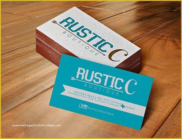 Rustic Business Card Template Free Of 15 Free Business Card Templates Ai Word Pages