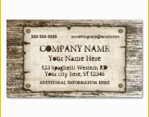 Rustic Business Card Template Free Of 17 Best Images About Rustic Business Cards On Pinterest