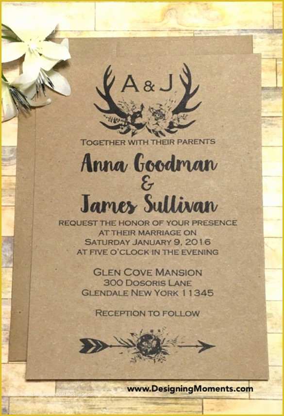 Rustic Wedding Invitation Templates Free Download Of 21 Country Wedding Invitation Templates Psd Word Ai