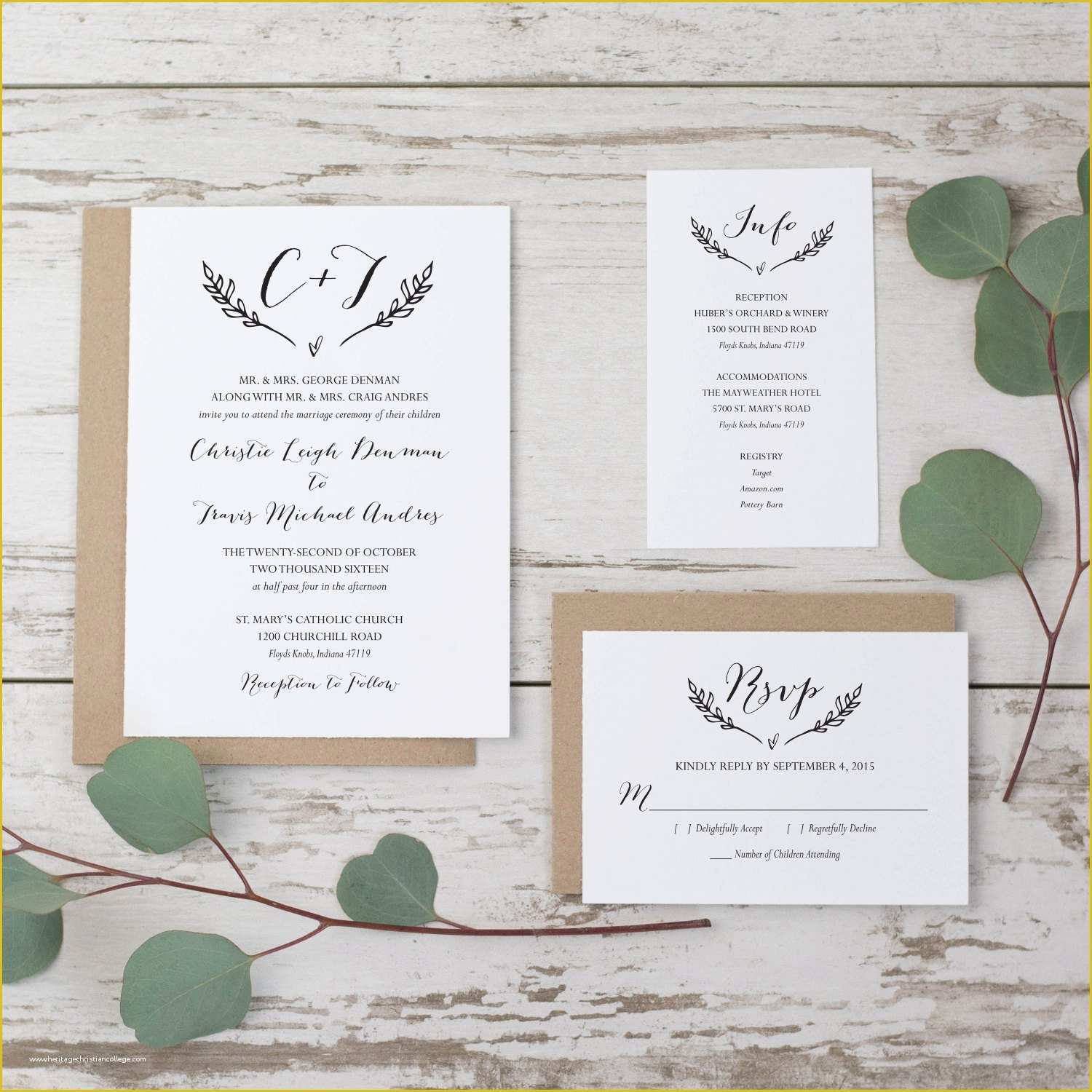 Rustic Wedding Invitation Templates Free Download Of Sale Rustic Wedding Invitation Template Printable Wedding