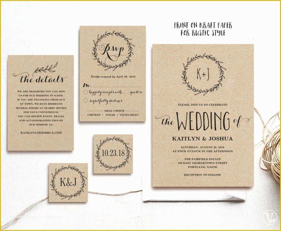 Rustic Wedding Invitation Templates Free Download Of Wedding Invitation Templates Rustic Wedding Invitation