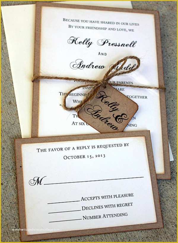 Rustic Wedding Invitation Templates Free Download Of Wedding Invitations In Pdf