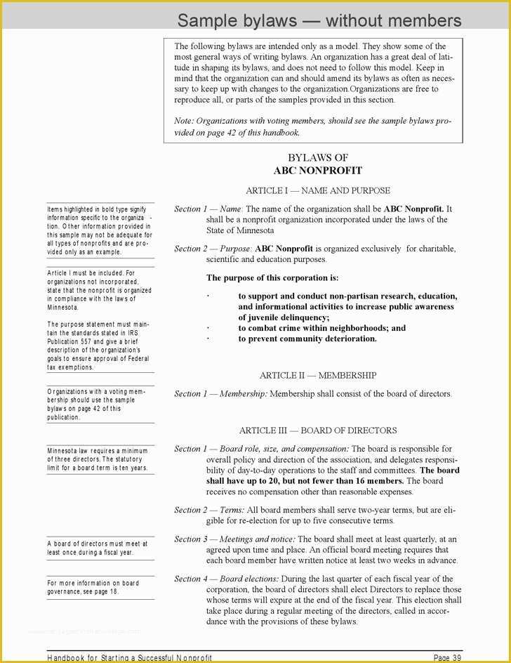 S Corporation bylaws Template Free Of 4 bylaws Template Free Download