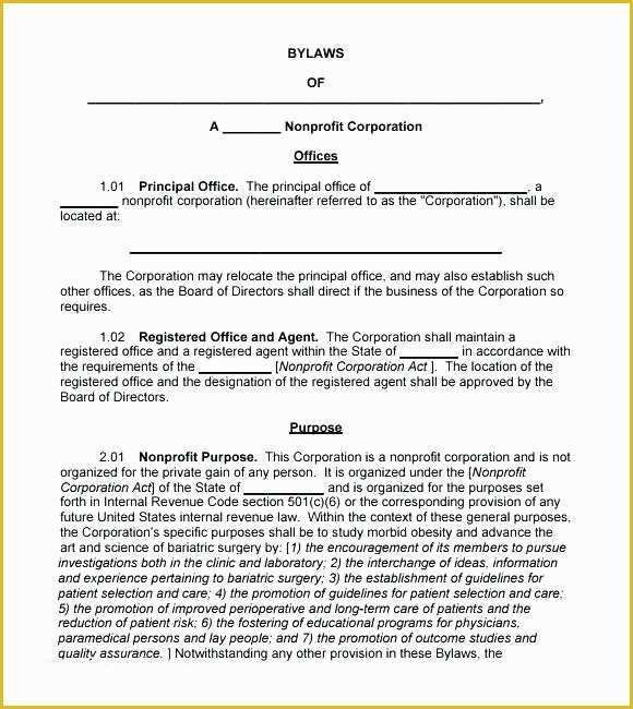 S Corporation bylaws Template Free Of Business bylaws Template – Baomoidayfo