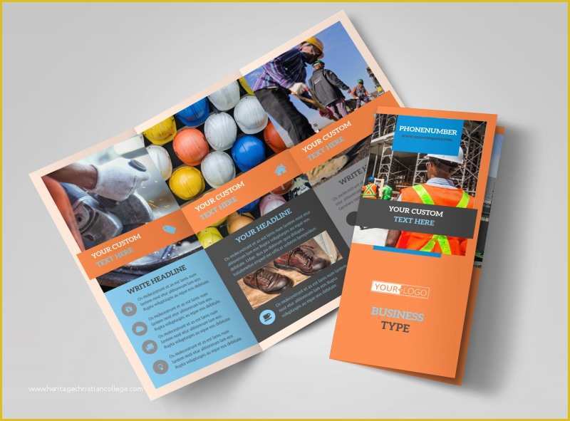 Safety Brochure Template Free Of Construction Safety Brochure Template