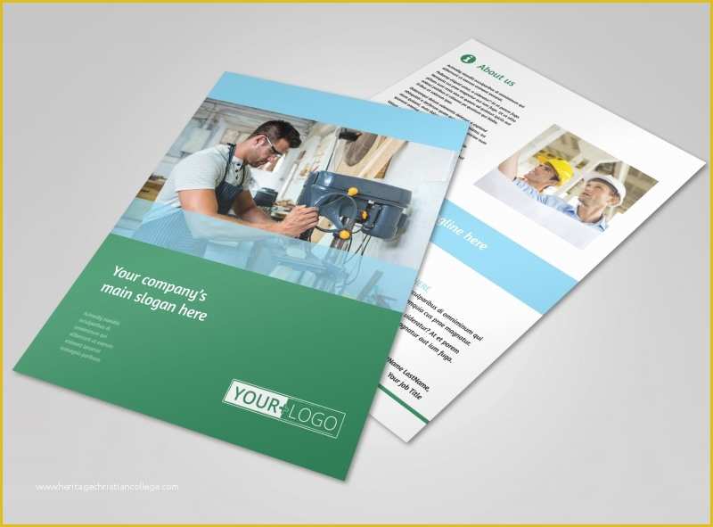 Safety Brochure Template Free Of Occupational Health &amp; Safety Flyer Template