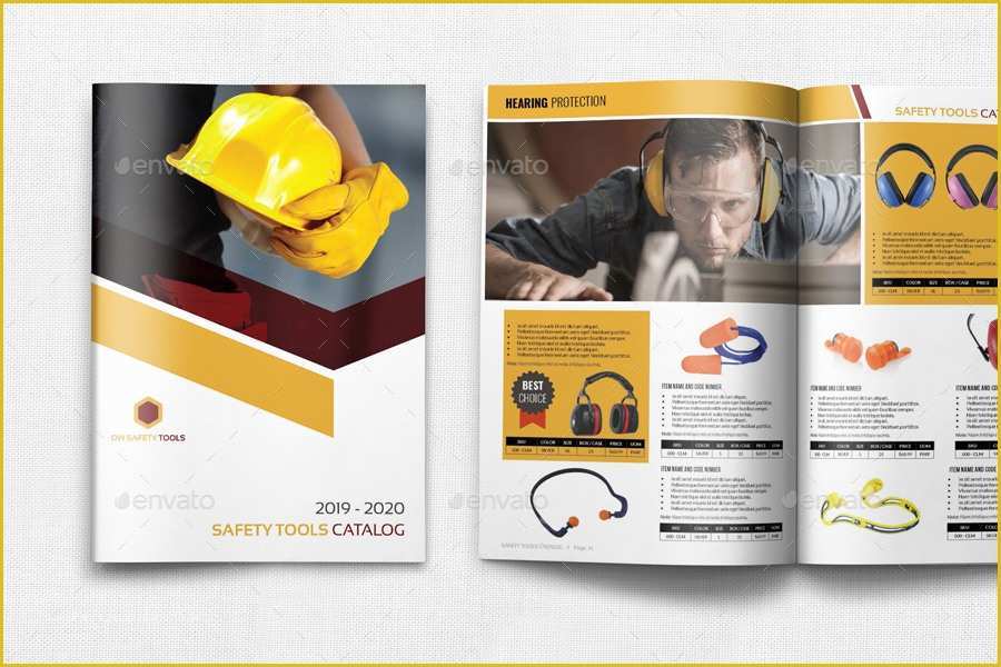 Safety Brochure Template Free Of Safety tools Catalog Brochure Template 24 Pages by