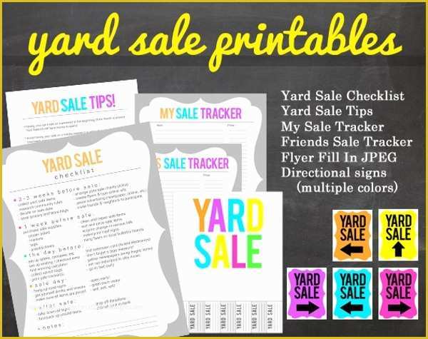 Sale Signs Templates Free Of 27 Yard Sale Flyer Templates