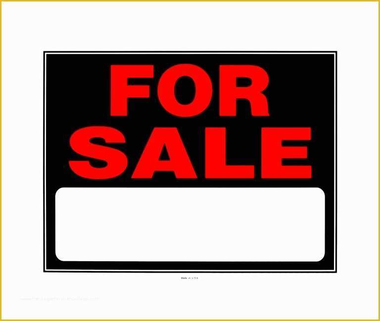 Sale Signs Templates Free Of 9 Printable Car for Sale Sign Template Aytey