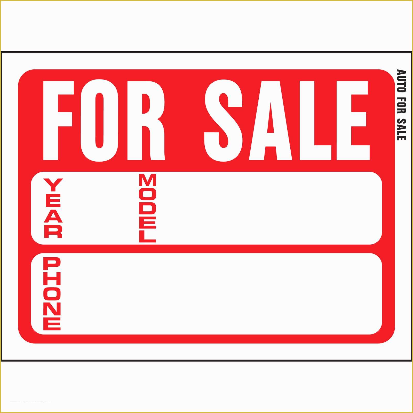 Sale Signs Templates Free Of Car for Sale Sign Template Free Portablegasgrillweber