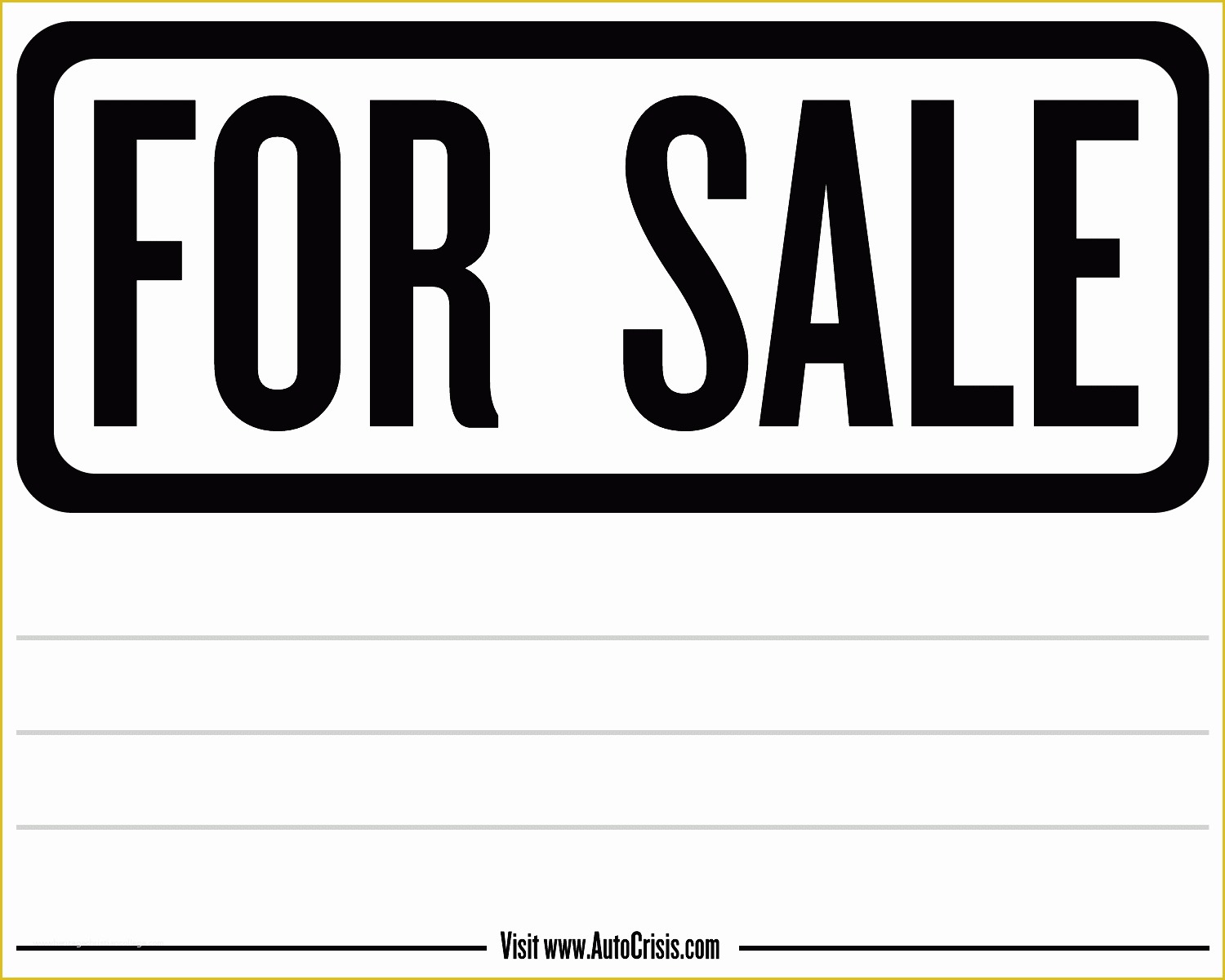 Sale Signs Templates Free Of for Sale Sign Template