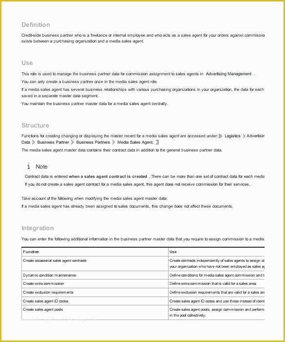 Sales Agency Agreement Template Free Of International Mercial Agency Contract Template Sample