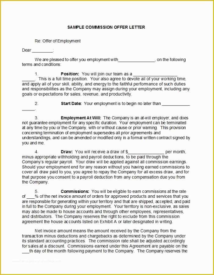 Sales Commission Contract Template Free Of 36 Free Mission Agreements Sales Real Estate Contractor