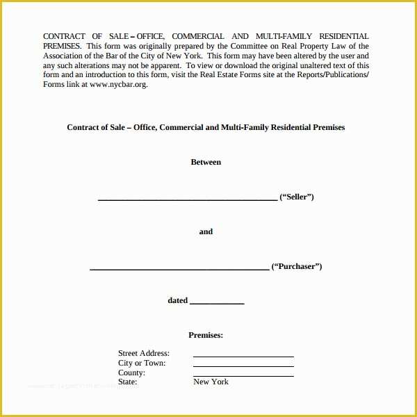 Sales Contract Template Free Download Of Simple Sales Agreement